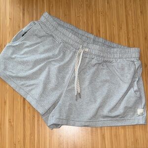 Vuori Gray Drawstring Shorts